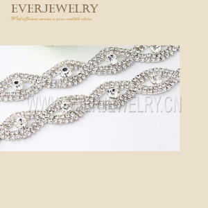 Fancy Rhinestone Metal Cup Chain